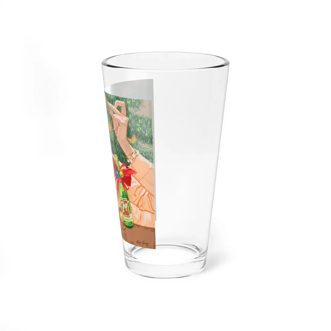 Pair of advertisements 2 (Magazine Illustration) Pint Glass 16oz - Go Mug Yourself