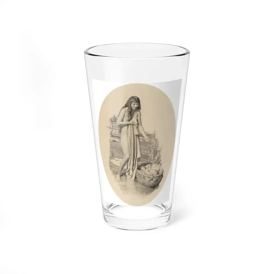 Pair of Biblical illustrations (1) (Magazine Illustration) Pint Glass 16oz 16oz - Go Mug Yourself