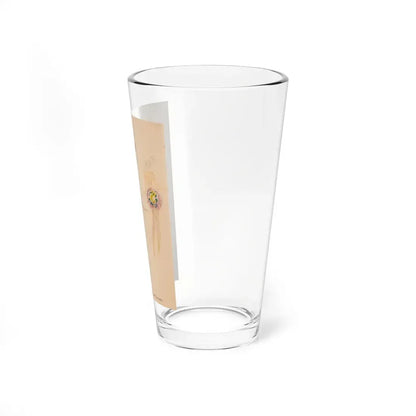 Pair of costume design sketches (1) (Magazine Illustration) Pint Glass 16oz - Go Mug Yourself