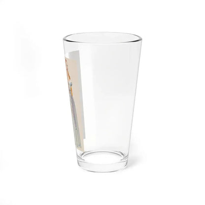 Pair of costume design sketches (2) (Magazine Illustration) Pint Glass 16oz - Go Mug Yourself