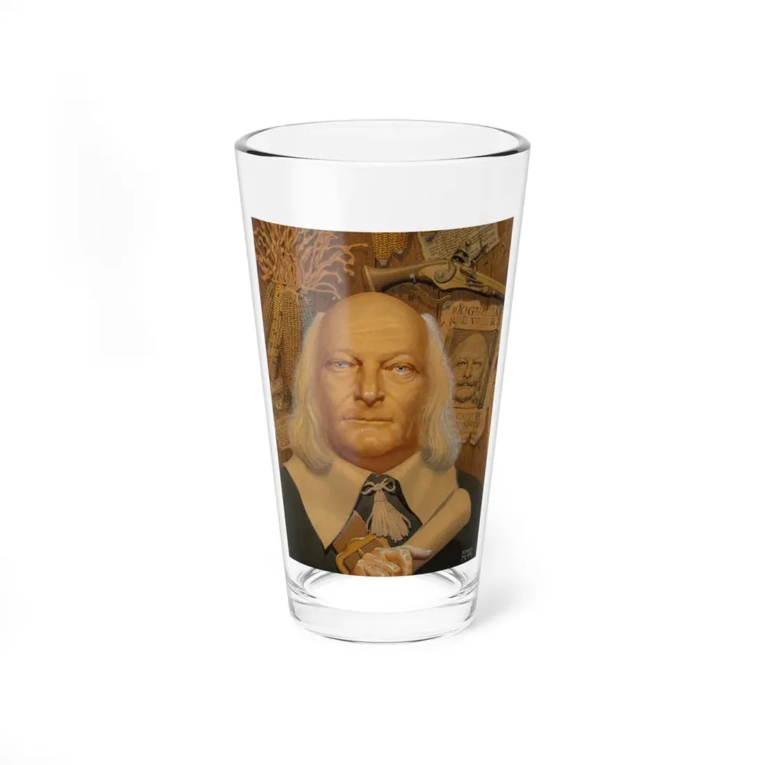 Pair of Portraits (1) (Magazine Illustration) Pint Glass 16oz 16oz - Go Mug Yourself