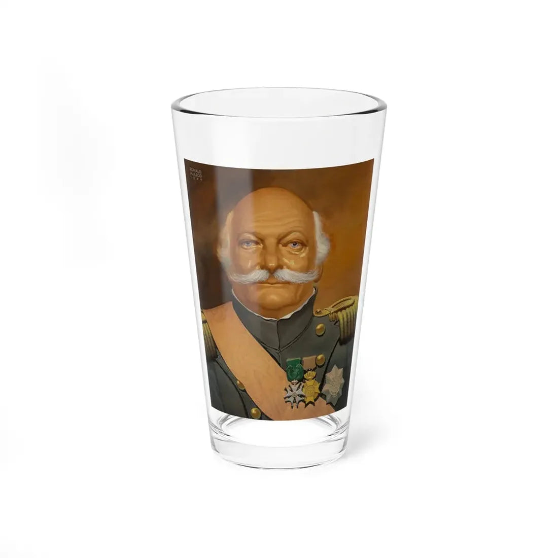 Pair of Portraits (2) (Magazine Illustration) Pint Glass 16oz 16oz - Go Mug Yourself