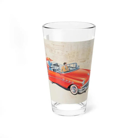 Pair of Vintage Chrysler-Buick advertisements (2) (Magazine Illustration) Pint Glass 16oz 16oz - Go Mug Yourself