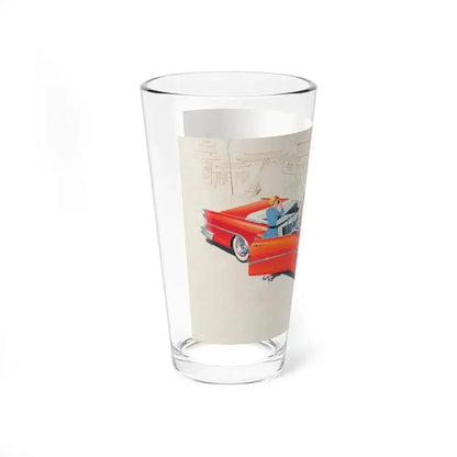 Pair of Vintage Chrysler-Buick advertisements (2) (Magazine Illustration) Pint Glass 16oz - Go Mug Yourself
