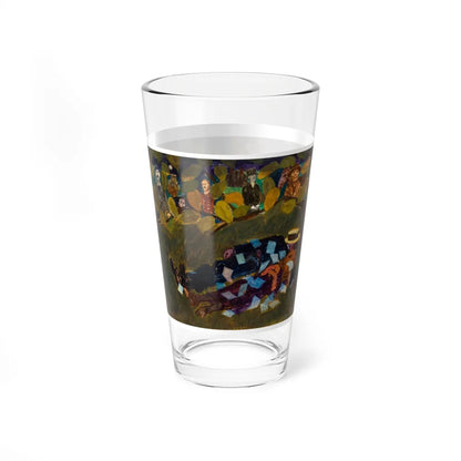 Pair of Works (Magazine Illustration) Pint Glass 16oz-Go Mug Yourself