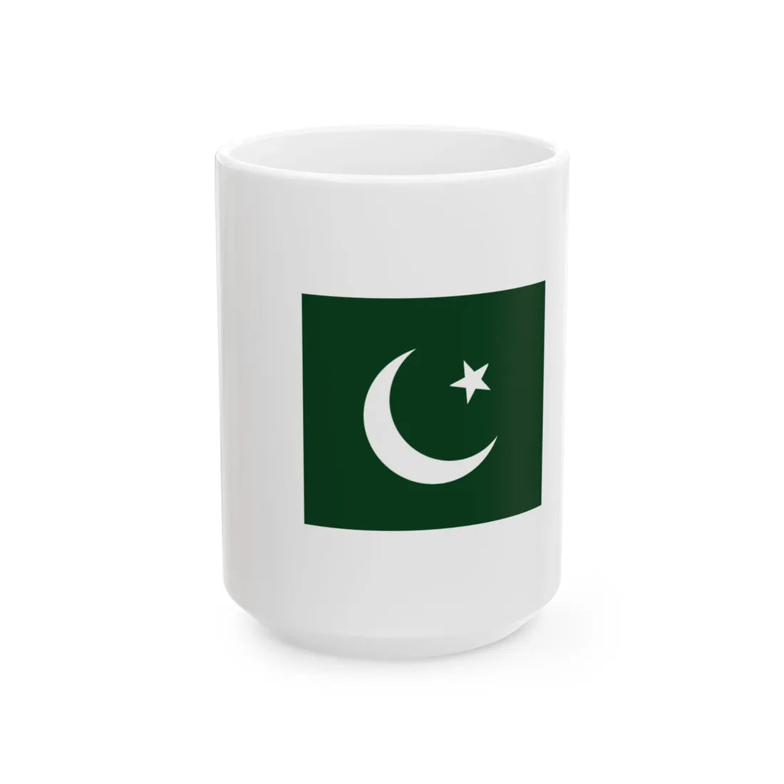 Pakistan 328014 - The Noun Project (Pakistan) White Coffee Mug 15oz - Go Mug Yourself