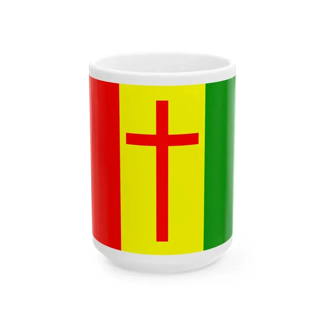 Pakistan Christian Congress Flag (Pakistan) White Coffee Mug 15oz - Go Mug Yourself
