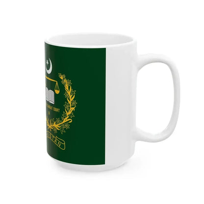 Pakistan Federal Shariat Court Flag (Pakistan) White Coffee Mug - Go Mug Yourself