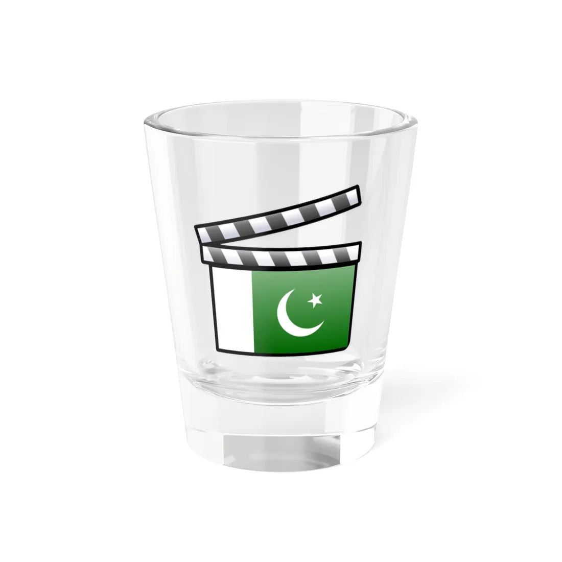 Pakistan film clapperboard (Pakistan) Shot Glass 1.5oz 1.5oz - Go Mug Yourself