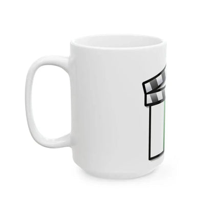 Pakistan film clapperboard (Pakistan) White Coffee Mug - Go Mug Yourself