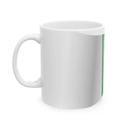 Pakistan Flag - iconic waving (Pakistan) White Coffee Mug - Go Mug Yourself