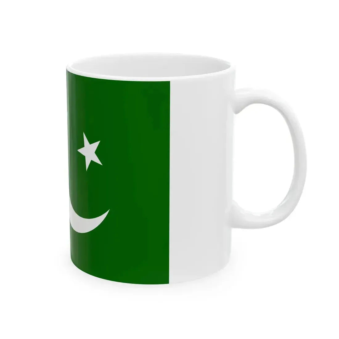 Pakistan flag (Pakistan) White Coffee Mug - Go Mug Yourself