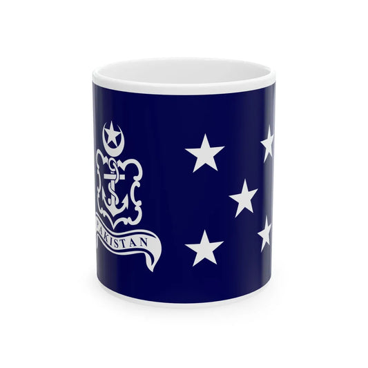 Pakistan Navy Admiral of the Fleet (Pakistan) White Coffee Mug 11oz - Go Mug Yourself