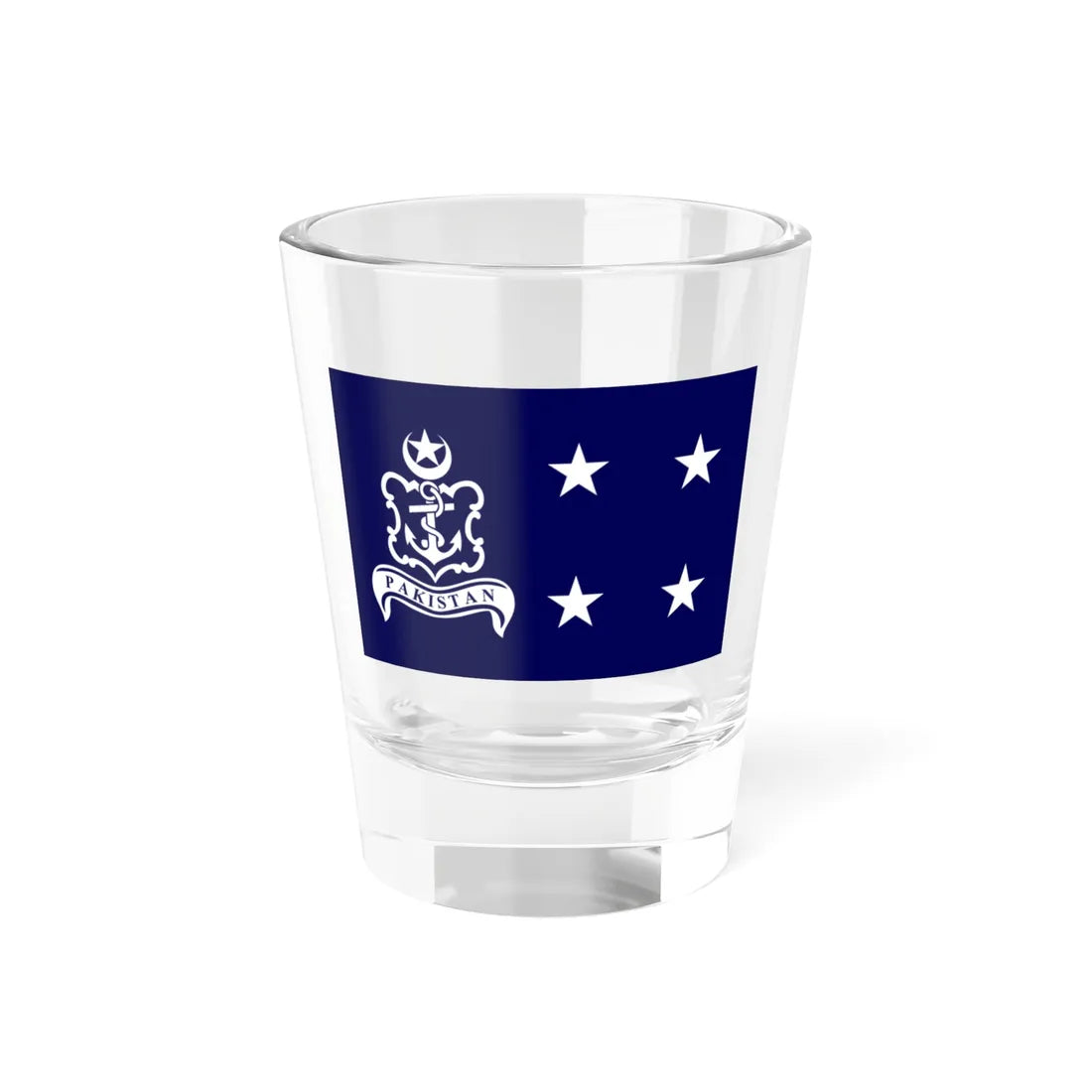 Pakistan Navy Admiral (Pakistan) Shot Glass 1.5oz 1.5oz - Go Mug Yourself