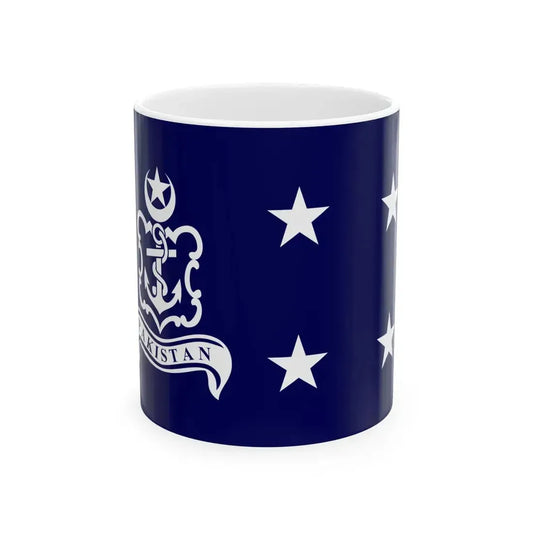 Pakistan Navy Admiral (Pakistan) White Coffee Mug 11oz - Go Mug Yourself