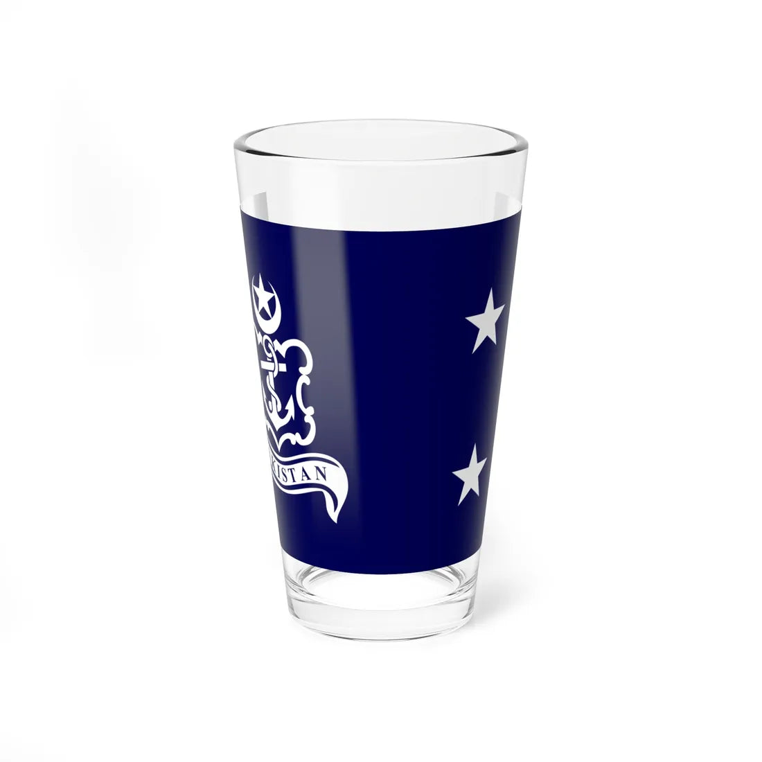 Pakistan Navy Rear Admiral (Pakistan) Pint Glass 16oz 16oz - Go Mug Yourself