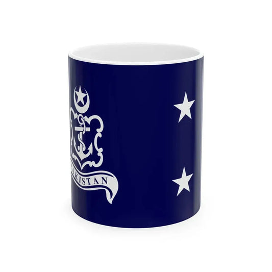 Pakistan Navy Rear Admiral (Pakistan) White Coffee Mug 11oz - Go Mug Yourself