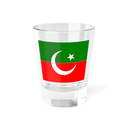 Pakistan Tehreek-e-Insaf flag 25-32 ratio (Pakistan) Shot Glass 1.5oz 1.5oz - Go Mug Yourself