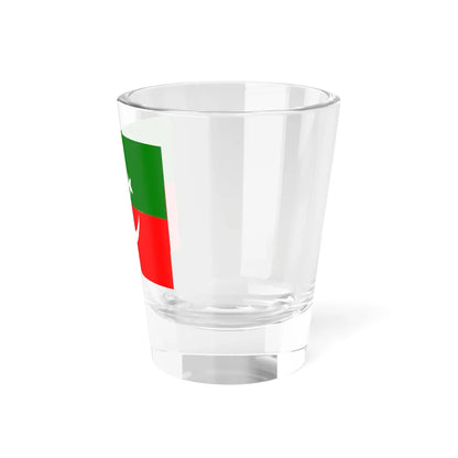 Pakistan Tehreek-e-Insaf flag 25-32 ratio (Pakistan) Shot Glass 1.5oz - Go Mug Yourself