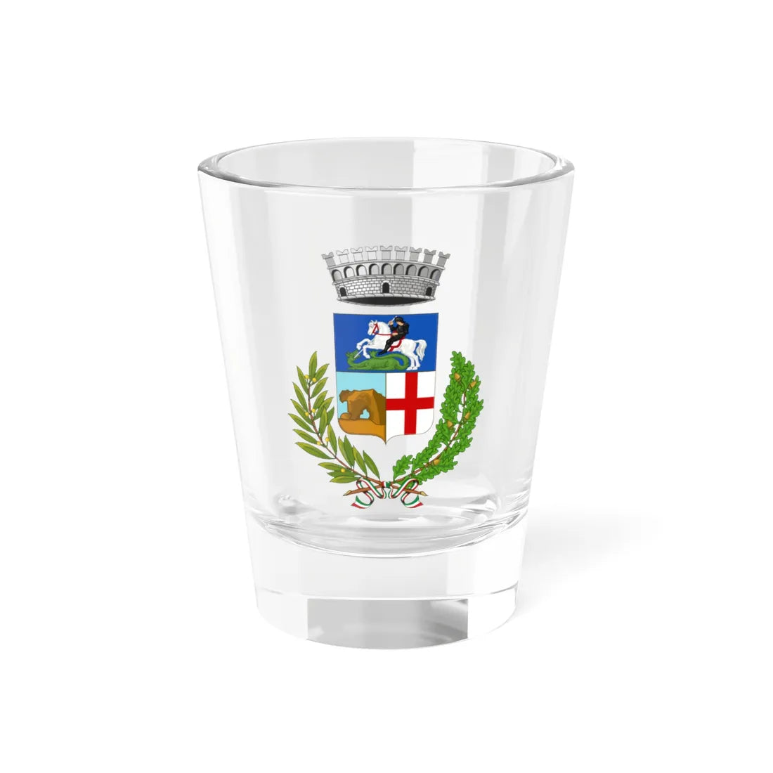 Palau Italia-Stemma (Italy) (Coat of Arms) Shot Glass 1.5oz 1.5oz - Go Mug Yourself