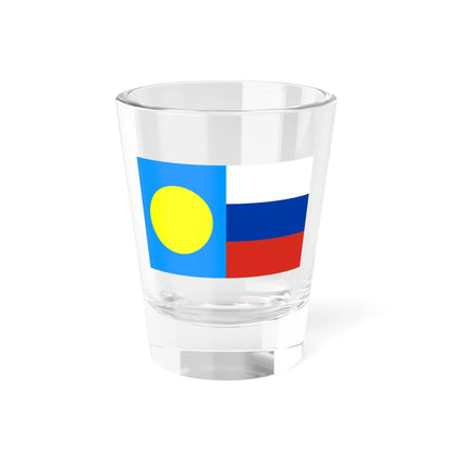 Palau-Russia-Flags (Palau) Shot Glass 1.5oz 1.5oz - Go Mug Yourself