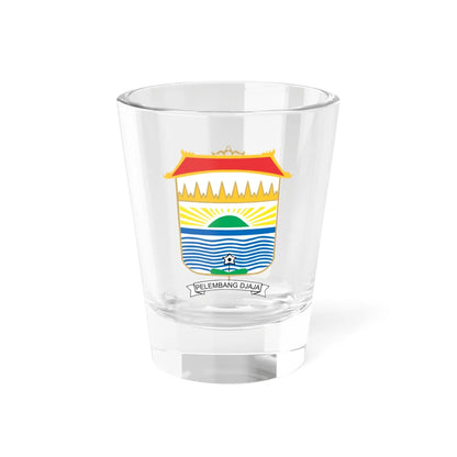 Palembang CoA (Indonesia) (Coat of Arms) Shot Glass 1.5oz 1.5oz - Go Mug Yourself