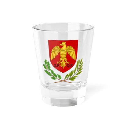 Palermo-Stemma Damiani Almeyda - 1891 (Italy) (Coat of Arms) Shot Glass 1.5oz 1.5oz - Go Mug Yourself
