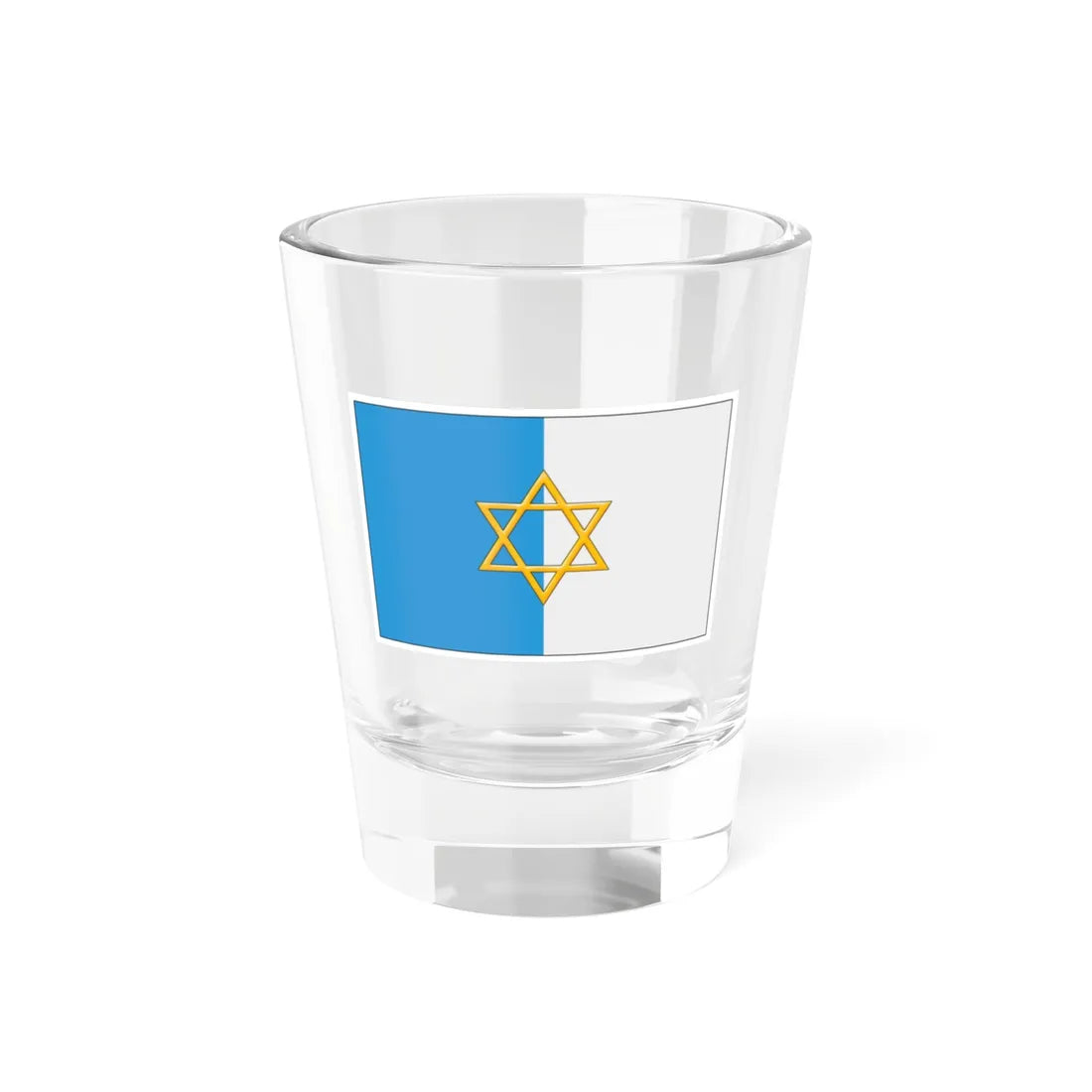 Palestine flag 1924 British Mandate (Israel) Shot Glass 1.5oz 1.5oz - Go Mug Yourself