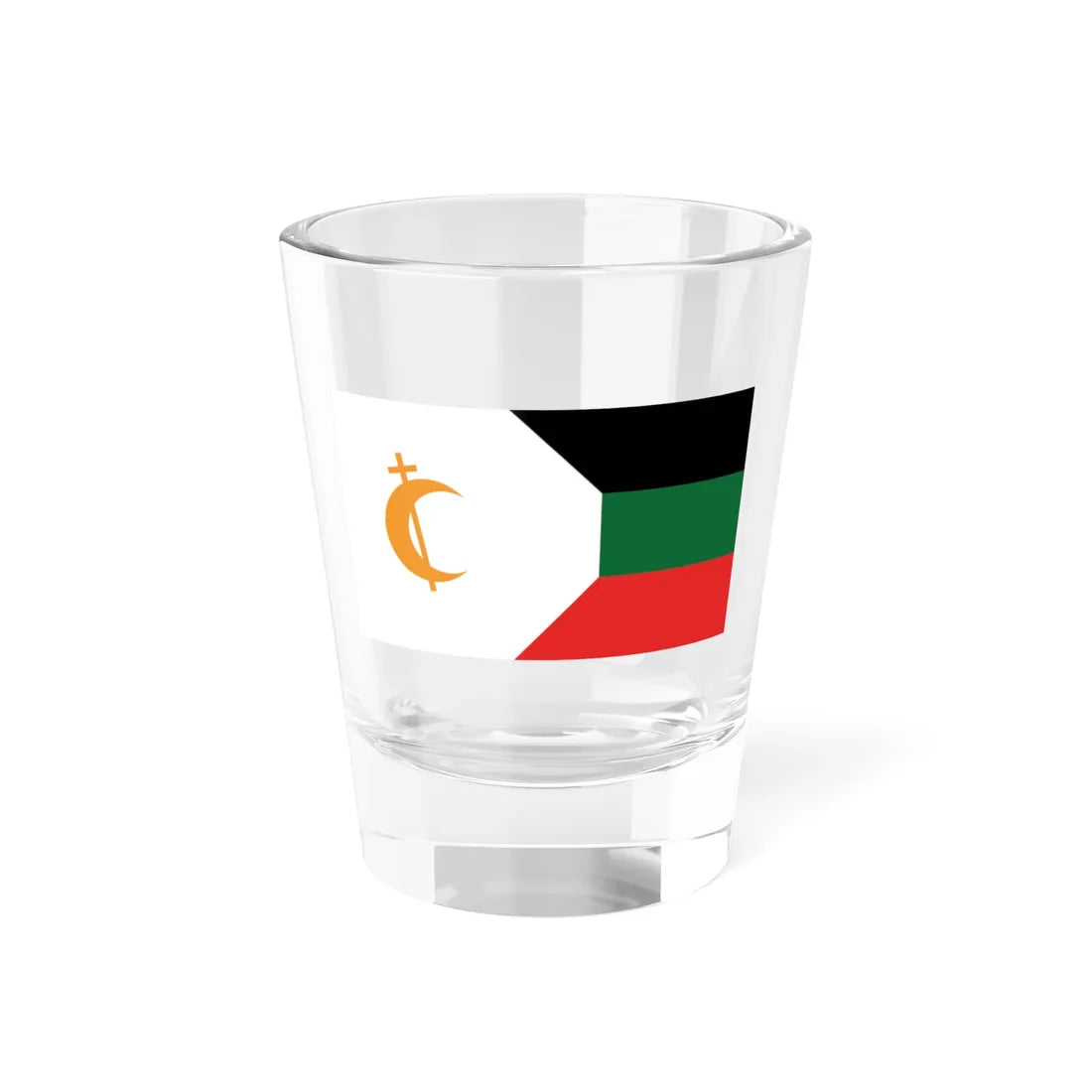 Palestine Flag Proposal 1 (Palestine) Shot Glass 1.5oz 1.5oz - Go Mug Yourself