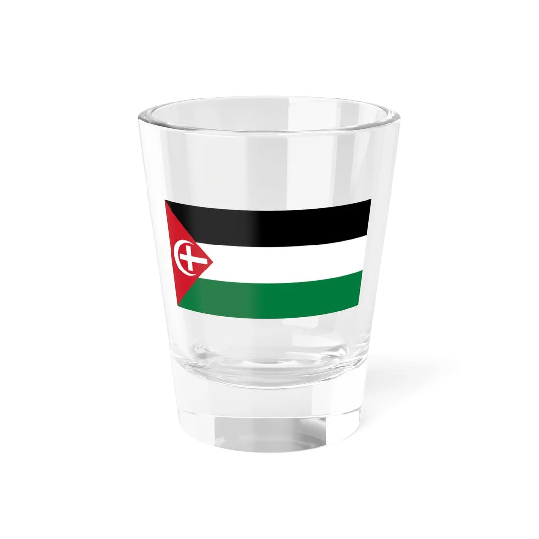 Palestinian flag 1938 (Palestine) Shot Glass 1.5oz 1.5oz - Go Mug Yourself