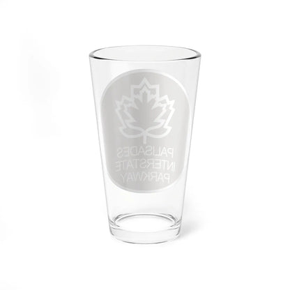 Palisades Interstate Pkwy (New York) (Road Sign) Pint Glass 16oz - Go Mug Yourself
