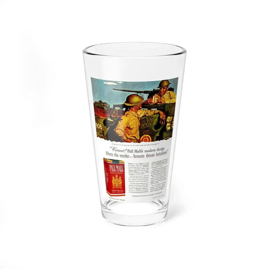 Pall Mall ad, Liberty, June 14, 1941 (Magazine Illustration) Pint Glass 16oz 16oz - Go Mug Yourself