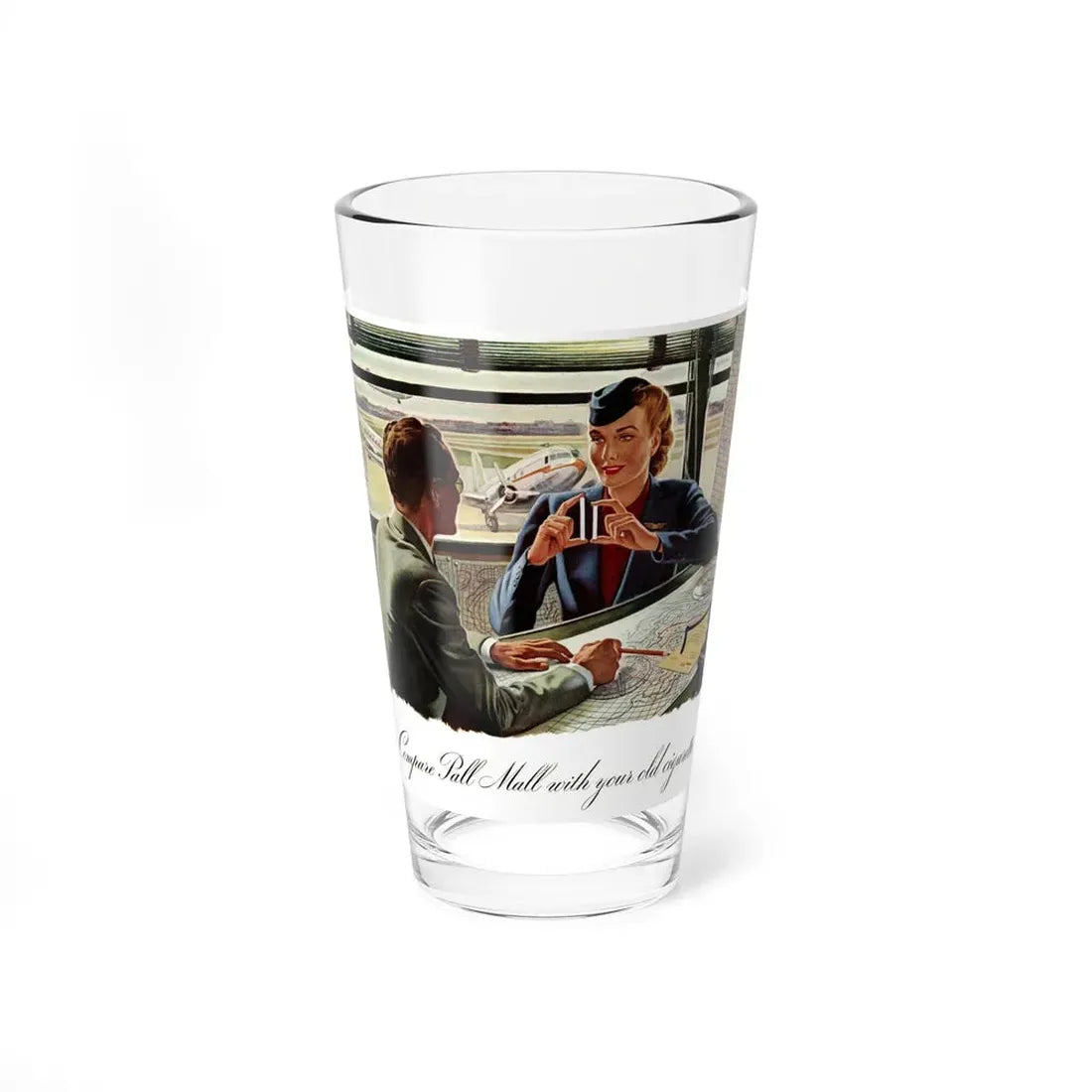 Pall Mall advertisement, 1940 (Magazine Illustration) Pint Glass 16oz 16oz - Go Mug Yourself