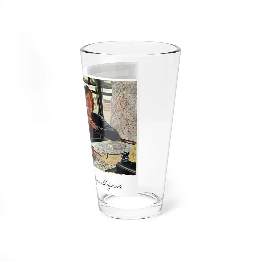 Pall Mall advertisement, 1940 (Magazine Illustration) Pint Glass 16oz - Go Mug Yourself