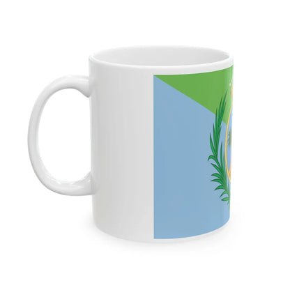 Palma di Montechiaro-Bandiera (Italy) White Coffee Mug - Go Mug Yourself