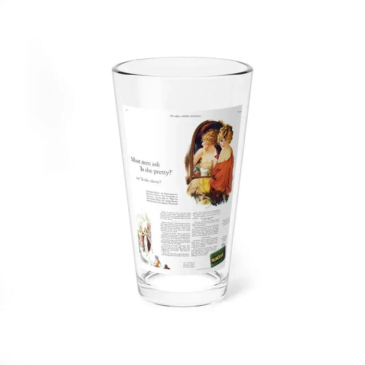 Palmolive ad, Ladies' Home Journal, June 1924 (Magazine Illustration) Pint Glass 16oz 16oz - Go Mug Yourself