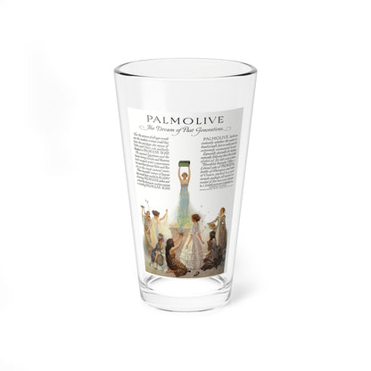 Palmolive ad, Ladies' Home Journal, May 1915 (Magazine Illustration) Pint Glass 16oz-16oz-Go Mug Yourself