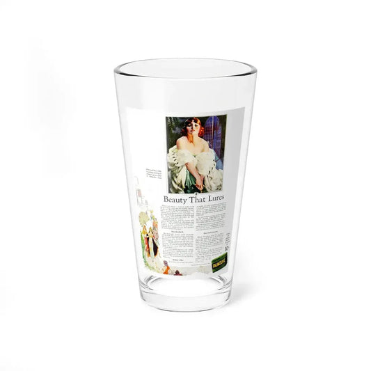 Palmolive ad, Ladies' Home Journal, September 1923 (Magazine Illustration) Pint Glass 16oz 16oz - Go Mug Yourself