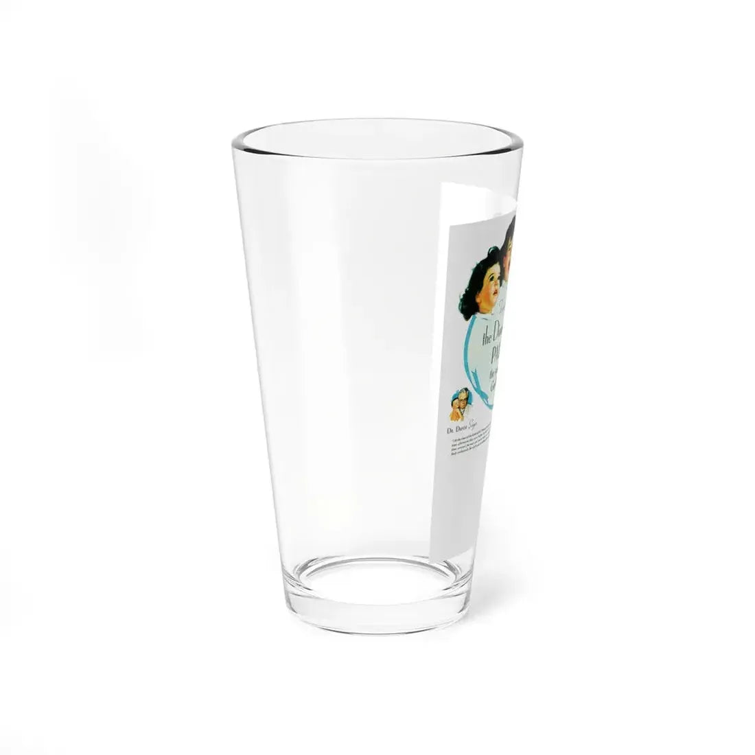 Palmolive ad, Liberty, November 21, 1936 (Magazine Illustration) Pint Glass 16oz - Go Mug Yourself