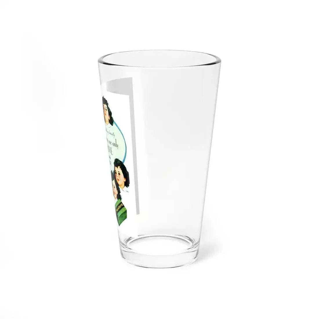 Palmolive ad, Liberty, November 21, 1936 (Magazine Illustration) Pint Glass 16oz - Go Mug Yourself