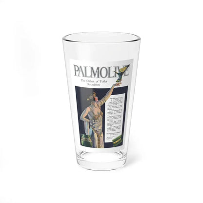 Palmolive ad, McCall's, March 1919 (Magazine Illustration) Pint Glass 16oz 16oz - Go Mug Yourself