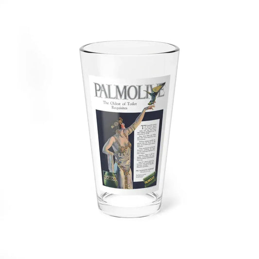 Palmolive ad, McCall's, March 1919 (Magazine Illustration) Pint Glass 16oz 16oz - Go Mug Yourself