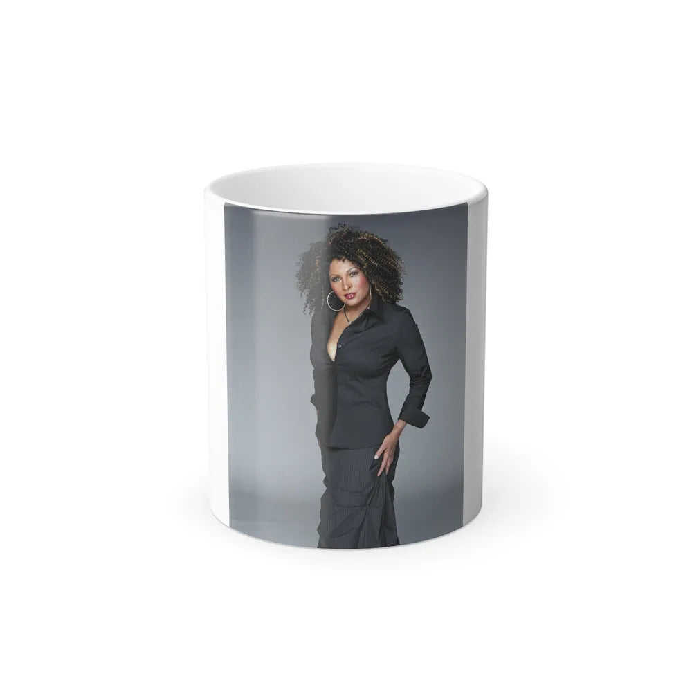 Pam Grier #07 (Vintage Female Icons) Color Changing Mug 11oz-11oz-Go Mug Yourself