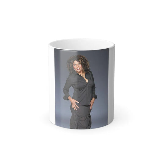 Pam Grier #08 (Vintage Female Icons) Color Changing Mug 11oz-11oz-Go Mug Yourself