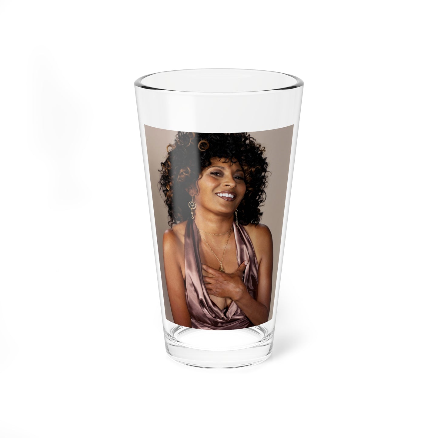 Pam Grier #10 (Vintage Female Icon) Pint Glass 16oz-16oz-Go Mug Yourself