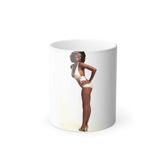 Pam Grier #11 (Vintage Female Icons) Color Changing Mug 11oz-11oz-Go Mug Yourself