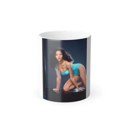 Pam Grier #211 (Vintage Female Icons) Color Changing Mug 11oz-11oz-Go Mug Yourself
