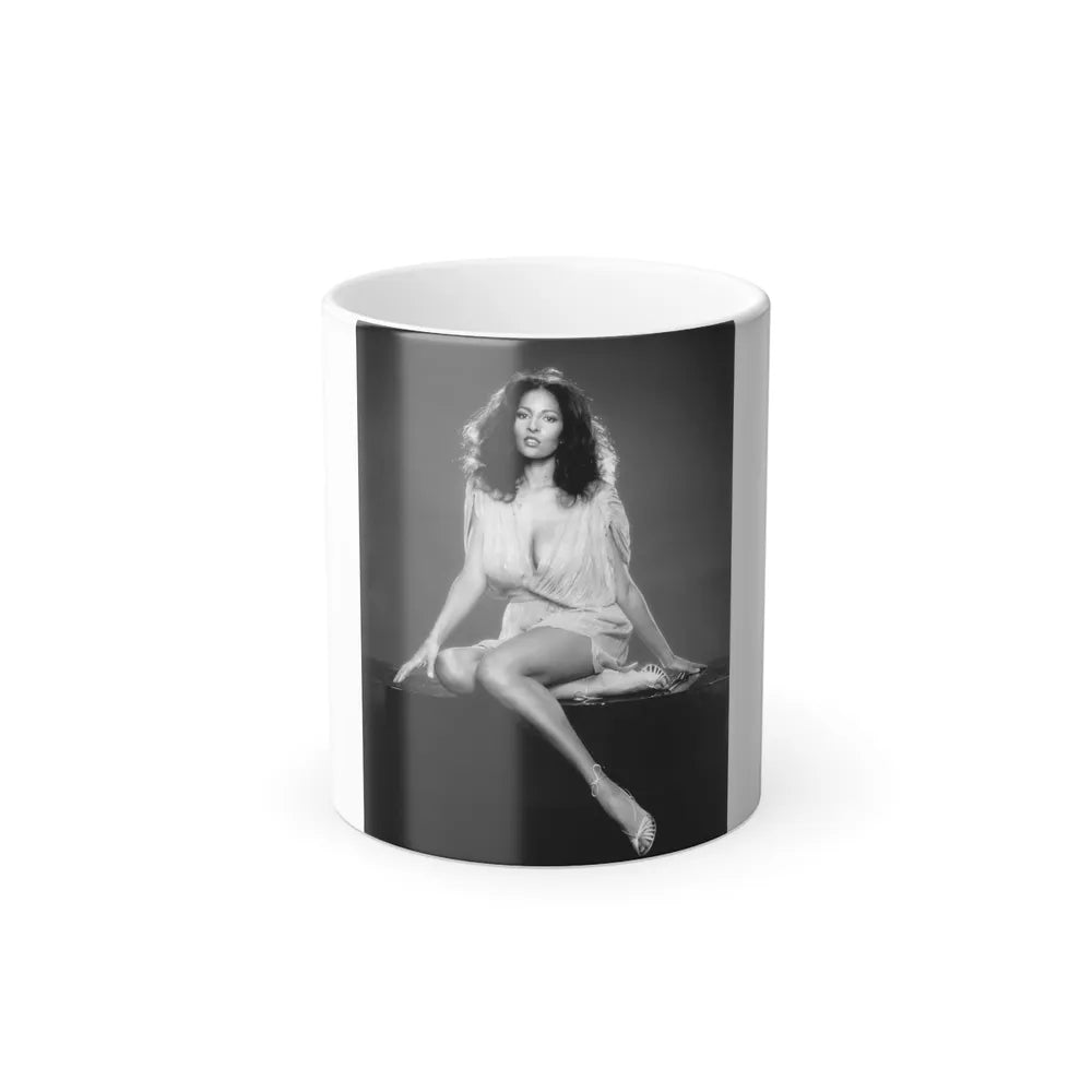 Pam Grier #23 (Vintage Female Icons) Color Changing Mug 11oz-11oz-Go Mug Yourself