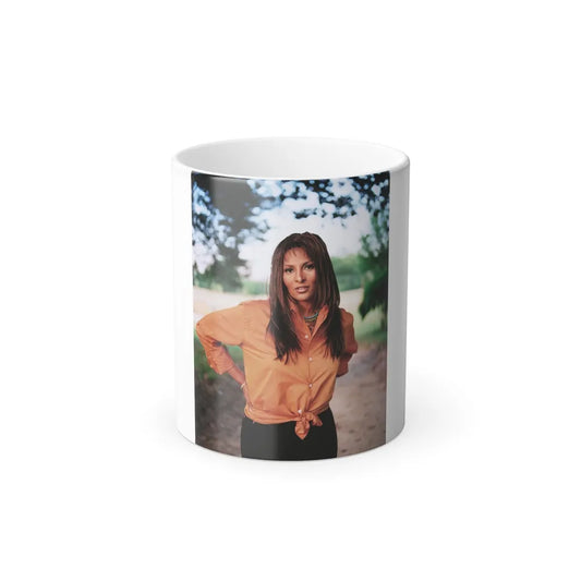 Pam Grier #24 (Vintage Female Icons) Color Changing Mug 11oz-11oz-Go Mug Yourself