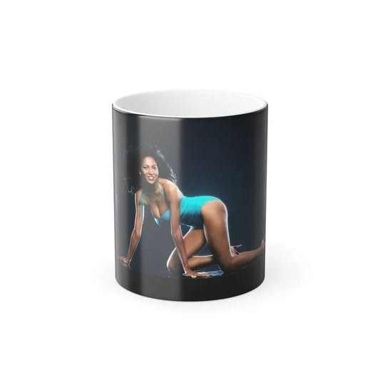Pam Grier #26 (Vintage Female Icons) Color Changing Mug 11oz-11oz-Go Mug Yourself